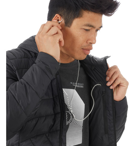 Imagen 3 de 3 de Chaqueta Hombre Mammut Rime In Hooded Jacket Negro