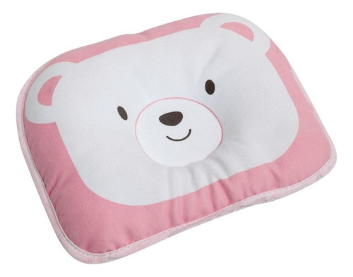 Travesseiro Para Bebe Urso Rosa 10722 - Buba