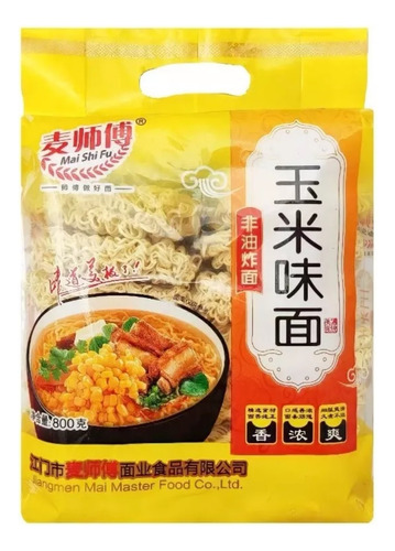 Pasta Fideo Ramen De Elote China Mai Shi Fu 16pzas (800g)