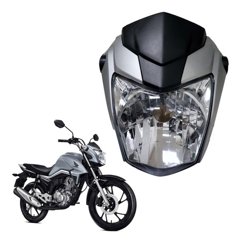 Farol Completa Titan 160 Ex 2016 2017 2018 2019 Prata