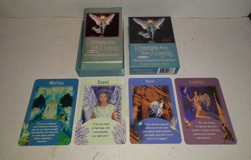 Messages From Your Angels Oracle Cards Doreen Virtue Oraculo (Usado)