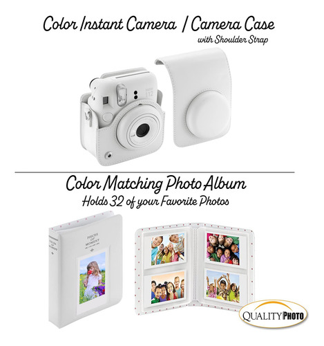 Instant Camera Fujifilm Instax Mini 12 W/ Case & 20 Prints