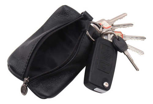 Funda De Piel Unisex Para Llaves Tipo Cartera, Bolsa, Llaver