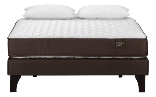 Cama Europea Rosen Ergo T New 2 Plazas + Almohadas