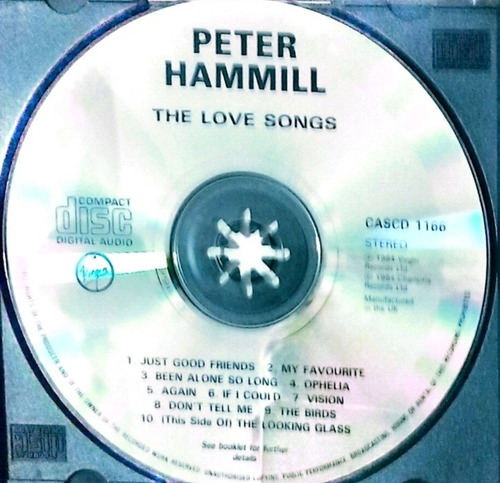 Peter Hammill_the Love Songs_cd Estándar (Usado)