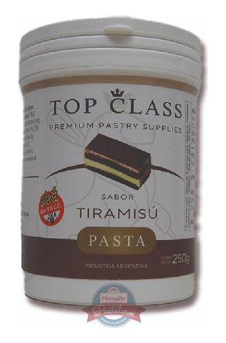 Pasta De Relleno Tiramisú X250gr Top Class