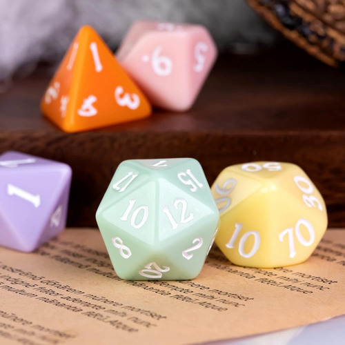 Poludie 5 Juegos De Dados Poliédricos Dnd (35pcs) Con 1 B...