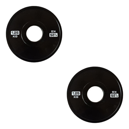 Las Placas De Cambio Se Ajustan A Las Barras 1,25 Kg Negro