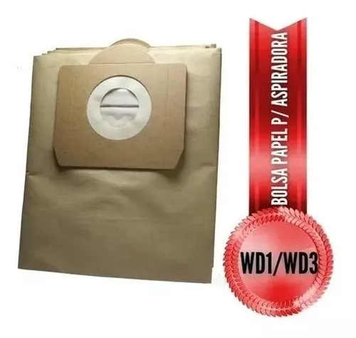 Bolsa de papel para Aspiradoras WD1 - WD3 Karcher