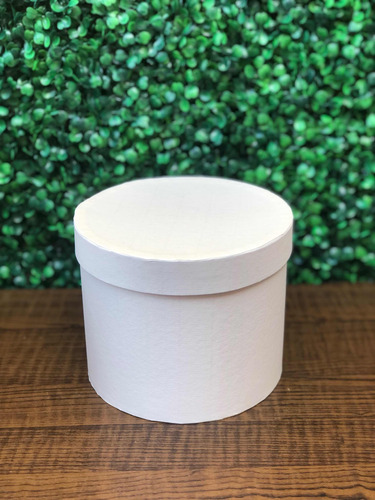 Kit 8 Caixas Box Redondas | Box De Luxo Cor Branca