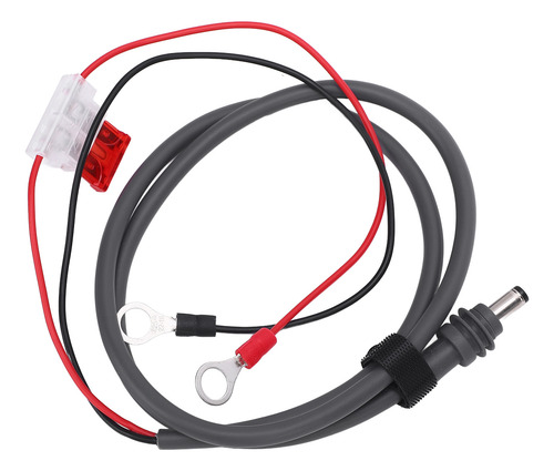 Cabo De Carregamento Dc 2m O Ring 18awg Vermelho Preto Paral