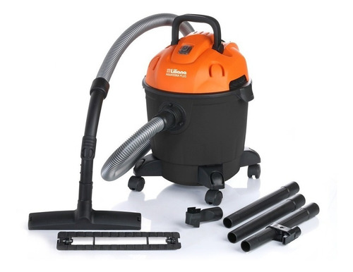 Imagen 2 de 2 de Aspiradora De tacho Liliana Aquaterra Plus 18L negra y naranja 220V-240V 50Hz/60Hz LA592