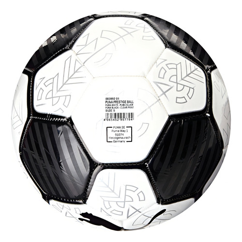 Balón de fútbol Puma Prestige Ball Field, blanco/negro 5