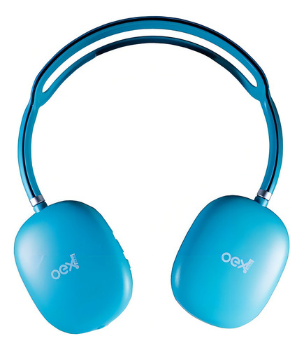 Fone Com Microfone Bluetooth Honey C/entrada Micro Sd Oex Cor Azul