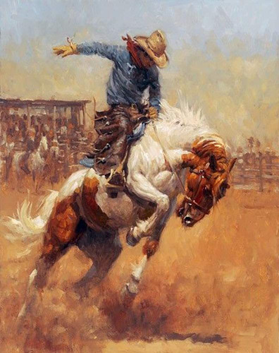 Kit Pintura Con Diamantes 5d Vaquero Caballo 40x50cm Kit Pintura Con Diamantes 5d Vaquero Caballo 40x50cm