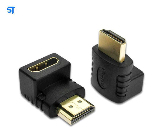 Conector Hdmi Curva Joelho 90 Graus Fhd Extensor- Ckinnfon