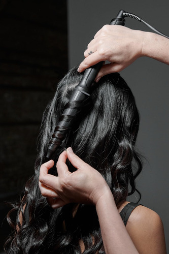 Varinha De Ondulação De Cabelo Ghd Creative Curl Cônica Pret