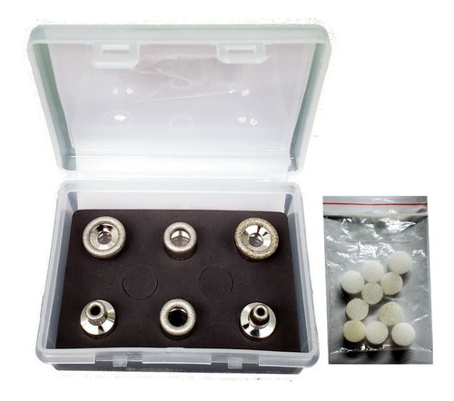 Imagen 1 de 3 de Kit Dermoabrasion 6 Puntas De Diamantes Vitaly Envio Gratis
