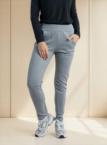Jogger De Algodón Frisado Any