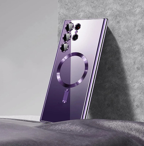 Funda Para Samsung S23ultra S23 Ultra Protector Lente Violeta S23 Ultra