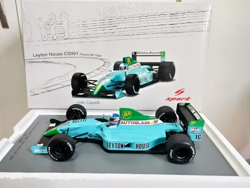 2 Miniaturas F1 Spark Leyton House 1990 E Benetton 1988 1/18