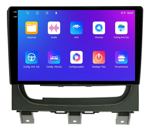 Multimidia Fiat Palio 13/19 9p Android Carplay 4/64gb + Ré