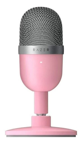 Micrófono Razer Seiren Mini Condensador Supercardioide Rosa