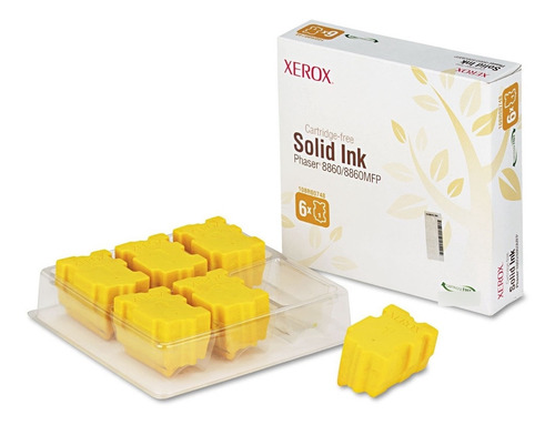 Tinta Solida Xerox 8860/8860 Yellow  Pack (6 Sticks) - Iia
