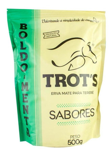 Erva Mate Para Tereré Premium Boldo E Menta 500g  Trot's