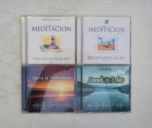 Meditación Relax Música Clásica New Age Étnica Lote 4 Cd Exc