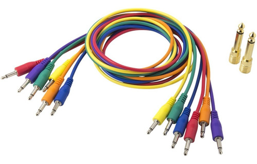 Imagen 1 de 2 de Korg Sq-cable-6 Set De 6 Cables Patch Para Sintetizador Sq-1