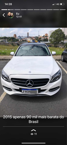 Mercedes-benz Classe C 2015 1.6 Exclusive Turbo 4p