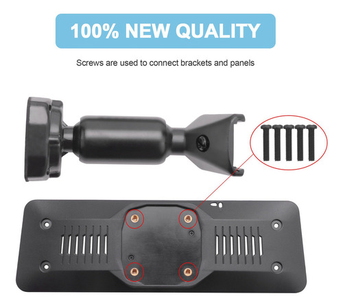 1 Soporte De Montaje Para Panel Trasero Para Retrovisor Inte