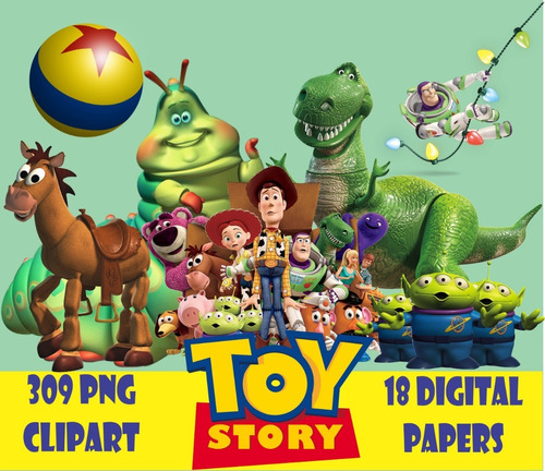 Super Kit Digital Toy Story Clipart Png