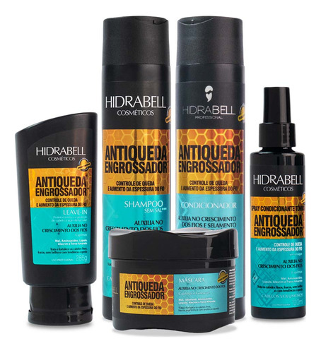Kit Cronograma Capilar Tratamento Cabelo Antiqueda Aprovado