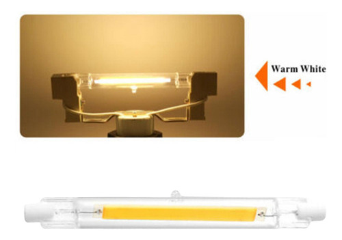 Bombilla Cob De Tubo De Vidrio J118 Led R7s De 118 Mm 100 W