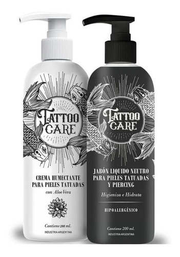 10 Productos Tattoo Care X 200ml