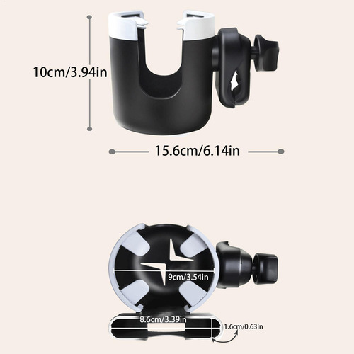 Portavasos Para Cochecito Soporte Para Bebidas 2 En 1 Girato