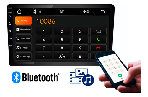 Mp5 Car Play Android Auto 9 Polegadas Roadstar Prime Rs908br