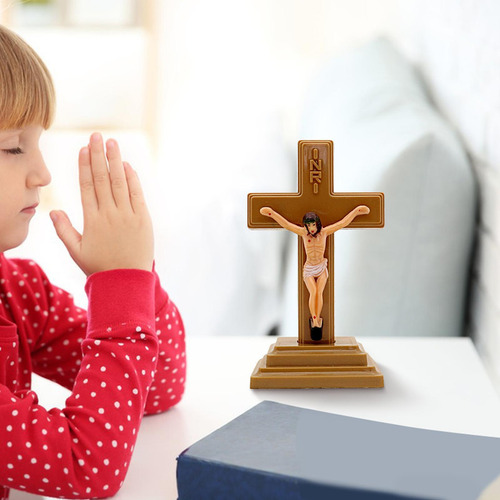 Cruz De Pie Para Mesa Cruces Decorativas Que Brillan En La O