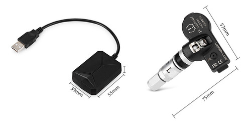 Presión De Neumáticos Usb Para Android Con 4 Sensores