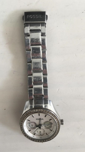 Lindo Relogio Feminino Fossil Aço Inoxidável Es 2947
