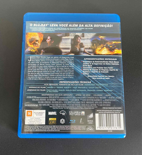 Imagem 2 de 5 de Blu Ray - Motoqueiro Fantasma - Lombada Azul