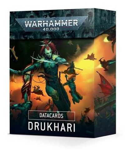 Games Workshop Warhammer Wh40k Datacards: Drukhari