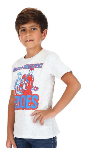 Playera Marvel Avengers Ironman 822la Para Niño
