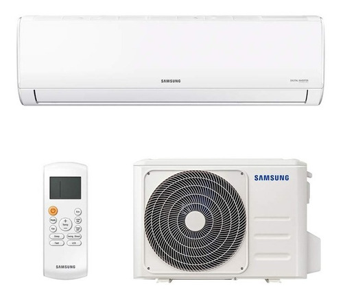 Split R410 5.0 Kw F/c Samsung Ar18ashqawk2bg Inve Color Blanco