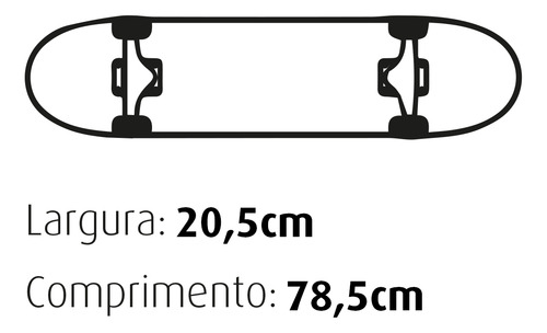 Skate completo Maple Montado Semiprofesional Astronaut Life Dreams