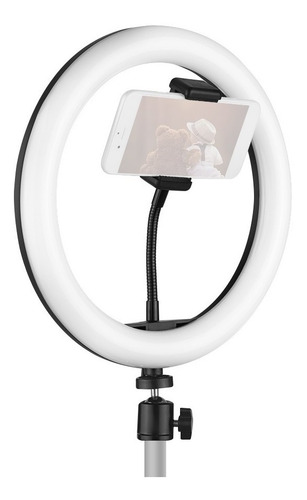 Iluminador Ring Ligth Anel Luz 26cm Tripé 1.60 Led Fotos Ma
