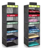 Comprar Organizadores Semanales De Ropa Para Niños, Colgante Plegabl