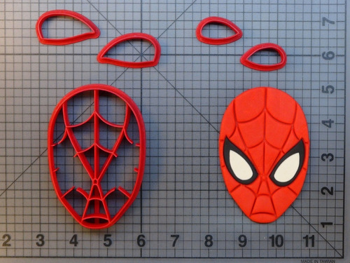 Cortantes Fondant Hombre Araña Spiderman Avengers !